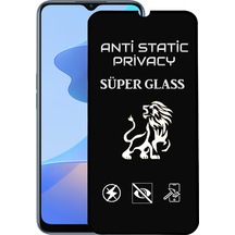 Oppo A16 Tam Kaplayan Anti Statik Hayalet Süper Cam Ekran Koruyucu