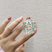 Novahub Snapbuy Japonya Kore Sevimli Papatya Ayçiçeği Telefon Tutucu Iphone 13 Samsung Huawei Xiaomikoyu Mavi Koyu Mavi Koyu Mavi