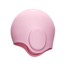 Suntek Kulak Koruma Uzun Saçlı Yüzme Şapkası Yüksek Pembe