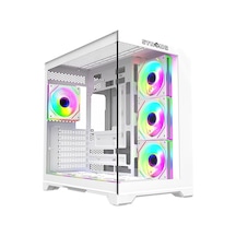 Strong Dragon Beyaz Argb Tempered Glass 600w 80+ Usb 3.0 Atx Mid Tower Kasa