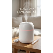Hava Nemlendirici 220ml Buhar Makinesi, Çocuk Odası Ve Ofis Kullanımına Uygun, Sessiz Ve Hafif Cihaz
