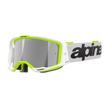 Alpinestars Vision 8 Wordmark Goggle Kross Gözlüğü Beyaz Sarı