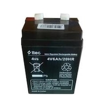 Ttec 4V 6Ah Bakımsız Kuru Akü Işıldak Fener Akü