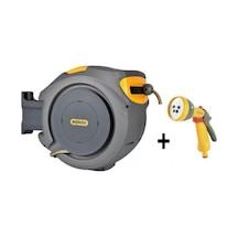 Hozelock 2401-3460H  20 M Hortum Toplama Makara Seti + 2669H Multi Sprey 5 Ayarlı