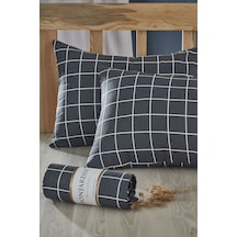 Bonjardin Home Çift Kişilik Lastikli Çarşaf +  Yastık Kılıfı 2'li