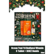 Ocean Yılbaşı Seti: Ocean Vitamin C 30 Tablet +ocean D3 K2 Damla 20 Ml