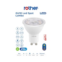 ''rtl11121 Rother Gu10 Led Spot Ampul 6w 540 Lümen 3000k Sarı Işık - Enerji Tasarruflu Ampul
