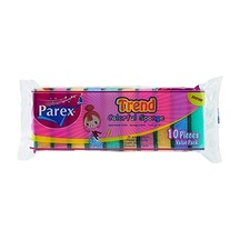 Trend Rengarenk Sünger Düz 10'lu Belirtilmemiş
