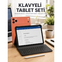 Klavyeli  Tablet  Pc  Kalem  Kılıf  Ve  Ekran  Koruyucu  li  Android  Set  -  Lisinya