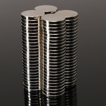 100 Adet Çap 5Mm X Kalınlık 1,5Mm Silindir Güçlü Neodyum Mıknatıs N11.2446