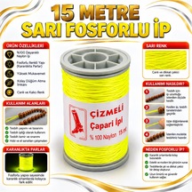 Çizmeli Marka-15metre-9kat-fosforlu Sarı Renk