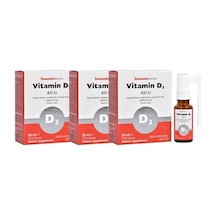 İmuneks Farma 400 IU Vitamin D3 içeren Sprey Takviye Edici Gıda 20 ml x 3 Adet