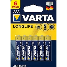 Varta Longlife 6 Lı İnce Aaa