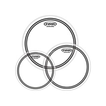 Evans Etp-ec2sclr-f Deri Seti 10+12+14 Ec2s Tom Clear Fusıon Kit Ringl