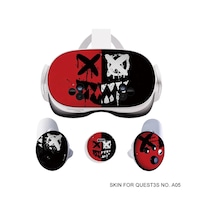 Meta Quest 3s Vr Kulaklık Denetleyici Çıkartmaları Cadılar Bayramı Desenli Vinil Koruyucu Kapak Blue