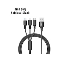 Mey İthalat 3 Ü 1 Arada Hızlı Şarj Kablosu Diğer
