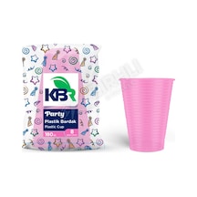 2 Adet Kbr Party Plastik Bardak Pembe 8'li