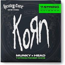 Jim Dunlop KRHCN1065-7 Korn Heavy Core Takım Elektro Gitar Teli (
