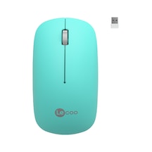 Lecoo WS214 Kablosuz 1200DPI 3 Tuşlu Optik Mouse Turkuaz Lecoo WS214 Kablosuz 1200DPI 3 Tuşlu Optik Mouse Turkuaz