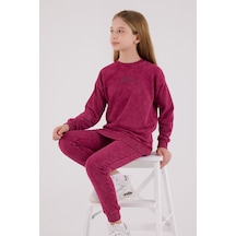 Rolypoly Kız Çocuk Bordo Eşofman Takımı Bordo