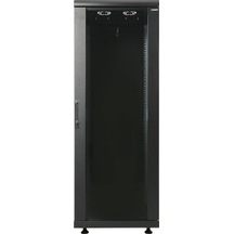 Canovate 42u 800x1000mm 19'' Dikili Tip Network Rack Kabinet Siyah 2 Yıl Üretici Garantili