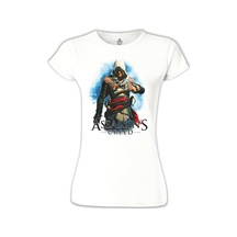 Assassin's Creed Beyaz Kadın Tshirt 001