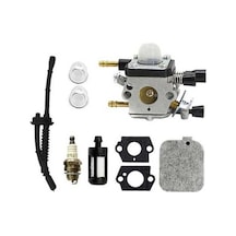 Pazly Carkio Karbüratör Yedek Takımı Primer Ampul, Hava Ve Yakıt Filtresi Stihl Bg45 Bg46 Bg55 Bg65 Bg85 Br45c Sh55 Sh85 4229 1200