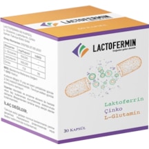 Alchera Life Lactofermin Lactoferrin L Glutamin ve Çinko Takviye Edici Gıda 30 kapsül
