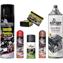 Motor Klima Temizleyici Lastik Torpido Parlatıcı Ve Sünger Ebrayn