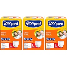 Canped Emici Külot L Beden Büyük Boy Hasta Bezi 90 Adet 3x30 Paket Canped Emici Külot L Beden Büyük Boy Hasta Bezi 90 Adet 3x30 Paket
