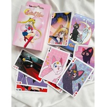 İskambil Kağıdı Anime Sailor Moon Poker Oyun Kartı 54 Adet İskambil Destesi