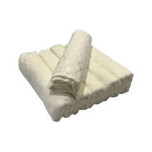 Bulteks Jakarlı Kadife Desen 1 Havlu 30x50 4 Renk