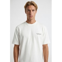 Redline Erkek Kısa Kol Regular Fit Tshirt Beyaz