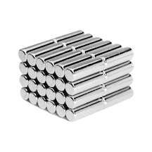 Ø5x15 Mm Neodyum Silindirik Mıknatıs 10 Adet Ø5x15 Mm Neodyum Silindirik Mıknatıs 10 Adet