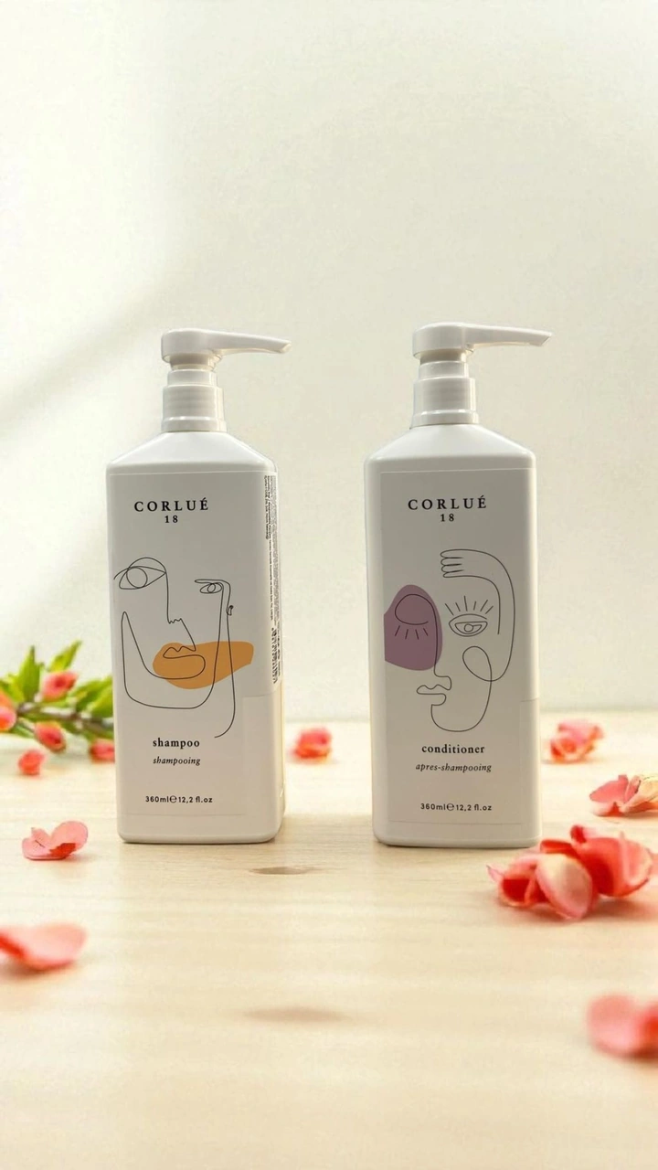 Corlue 18 Shampoo 360 Ml + Condıtıoner 360 Ml Tüm Saçlar