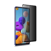 Samsung A21s Uyumlu Hayalet Ekran Gizli Tam Kaplayan Kırılmaz Cam Seramik Koruyucu Film