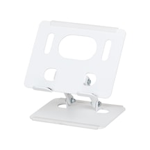 Çelik Tablet Standı Tablet Tutucu Stant Ergonomik Katlanabilir Tablet Standı Çelik Stant Beyaz