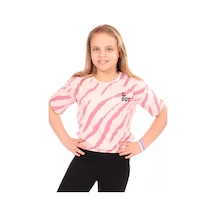 Toontoy Kids Toontoy Kız Çocuk Komple Baskılı Tişört Pudra