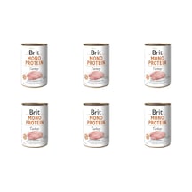 Brit Care Mono Protein Hindi Etli Köpek Konservesi 400 Gr 6'lı Paket