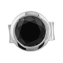 Sirius Pırlanta 0.25 Ct. Siyah Pırlanta Erkek Küpe  0801E0069