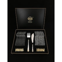 Bianca Mat Altın Solingen 38 Parça Balık Seti