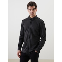 Lcwaıkıkı Classic Antrasit Regular Fit Uzun Kollu Erkek Gömlek Lcwaıkıkı Classic Antrasit Regular Fit Uzun Kollu Erkek Gömlek
