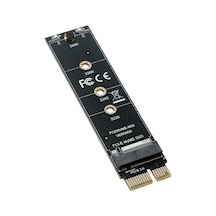 9143 M.2 Nvme Ssd Ngff To Pcie 3.0 X1 Adaptör Pcıe Ten Pcı-e 3.0 1x Destekli Yalnızca M.2 Pcı-e M Key Ssd'yi Destekler, M.2 Sata B Key Ssd'yi Desteklemez. M Key Kart Çevirici Dönüştürücü