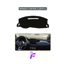 Renault Captur 2 2019+ Uyumlu Torpido Örtüsü Yansıma Önleyici Koruma Hızlı Montaj J50 Torpido Halısı