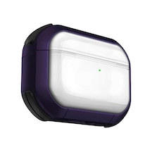 Apple AirPods Uyumlu Pro 2. Nesil İçin Armor Serisi Darbelere Karşı Ultra Güçlü Koruma Fiber Karbon Arka Tasarım Apple AirPods Uyumlu Kıl