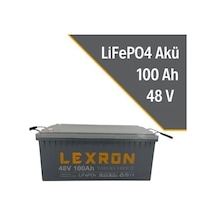 Lexron 100ah 48v Lifepo4 Pil Lityum Akü Lexron