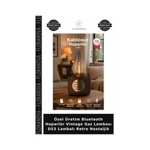 Özel Üretim Bluetooth Hoparlör Vintage Gaz Lambası D53 Lambalı Retro Nostaljik