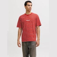 Jack & Jones Norrebro Erkek Kırmızı Tişört 12291021-sa Kırmızı