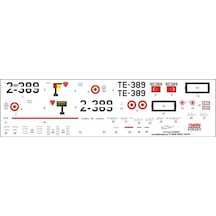 Babibi Dbt01291 1/32 Ölçek, T-37, Tweet Şema1, Dekal Çıkartma