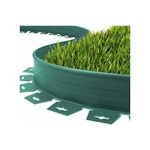 Çim Ayırıcı Esnek Plastik Çim Sınırlayıcı Bordür Taş Toprak Ayıracı 25 Metre Yeşil